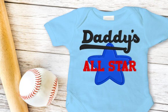 Daddy's All Star Applique Embroidery Review