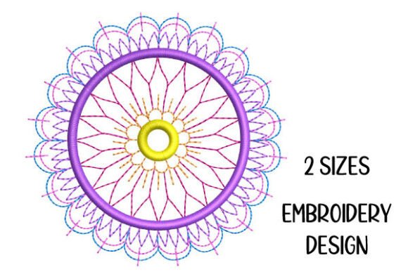 Delicate Mandala Flower Small Embroidery Review