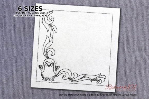 Enchanting Penguin Border Embroidery Design Review
