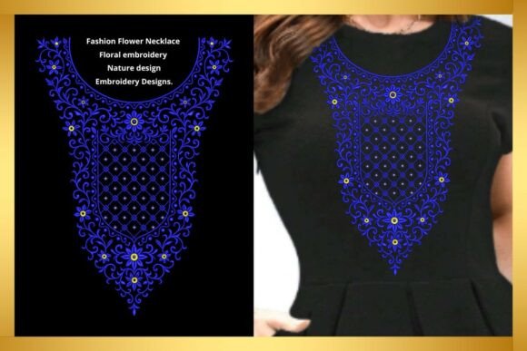 Fashion Flower Necklace Embroidery Review