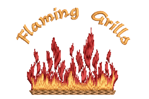 Flaming Grills Embroidery Design Review for Real Projects