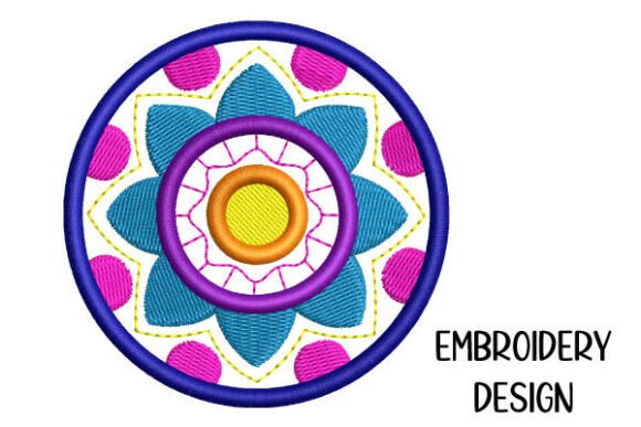 Mini Mandala Flower Embroidery Design Review