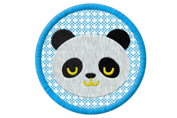 Panda Face Knockdown Stitch Embroidery Review