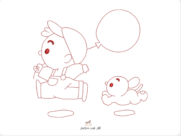 Redwork Boy and Dog Embroidery Review