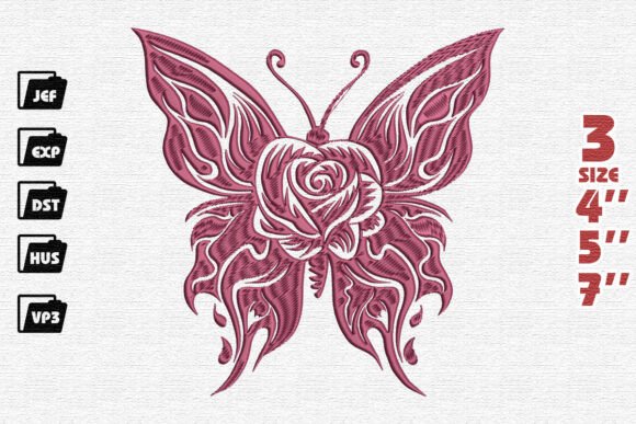 Rose Butterfly Embroidery: A Designer's Review