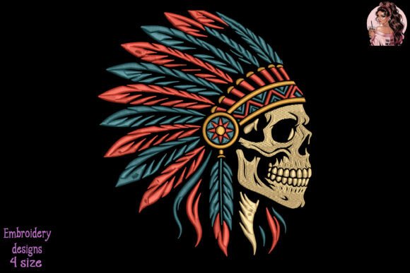 Tribal Skull Chief Embroidery Review