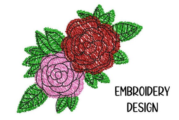 Two Rose Blossoms Embroidery Review