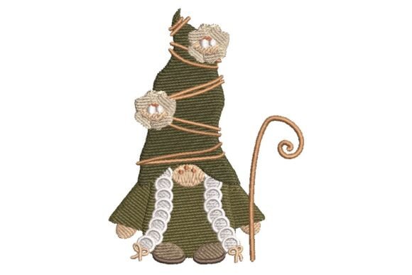 Whimsical Spring Garden Gnome Embroidery Design Review